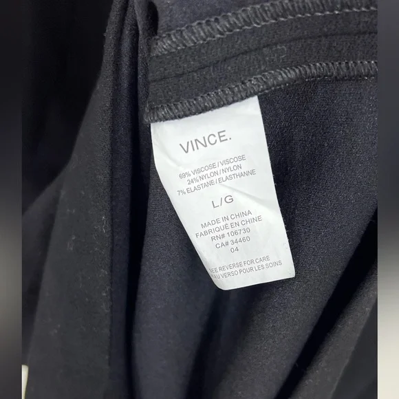 VINCE. Black Sheath Dress L - Picture 8 of 12